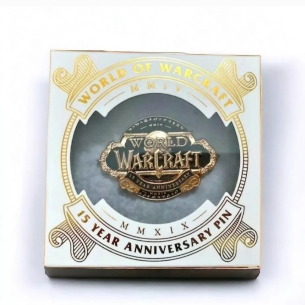 World Of Warcraft 15th Anniversary Collectible Pin. Limited Edition